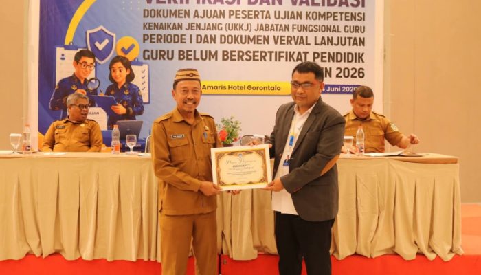 Tercepat se-Gorontalo, Dikbud Kabgor Bikin KGTK Angkat Topi