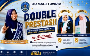 Double Prestasi! Dua Siswa SMAN 1 Limboto Raih Juara 1 LDBI, Wakili Gorontalo ke Nasional