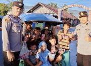 Dari Atur Lalin ke Bagi Snack: Aksi Humanis Polres Gorontalo di HUT Bhayangkara Ke-80