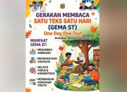 Pemkab Gorontalo Gaungkan GEMA ST, Ajak Warga Baca 1 Teks Setiap Hari