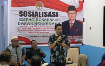 Lewat Sosialisasi 4 Pilar Kebangsaan, Fadel Ajak Warga Jaga Keutuhan NKRI