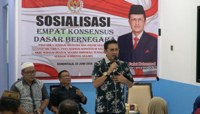 Lewat Sosialisasi 4 Pilar Kebangsaan, Fadel Ajak Warga Jaga Keutuhan NKRI