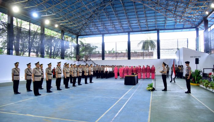 Kapolda Gorontalo Pimpin Sertijab Pejabat Utama, Tekankan Komitmen Pelayanan Terbaik