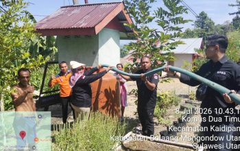 Krisis Air, BPBD Boltara Salurkan Bantuan ke Warga Terdampak