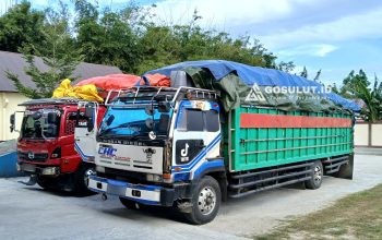 Satlantas Polres Gorontalo Amankan Dua Truk ODOL