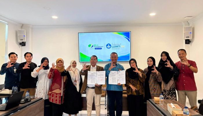 BPJS Ketenagakerjaan Gorontalo dan LLDIKTI Wilayah XVI Teken MoU, Perkuat Perlindungan Dosen dan Ekosistem Kampus