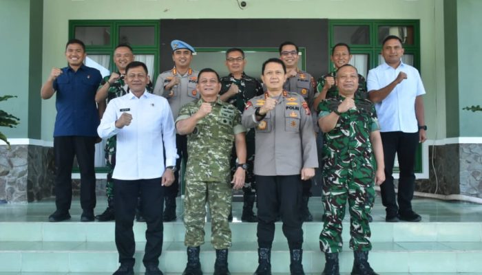 Danrem 133/NW dan Kapolda Gorontalo Tegaskan Sinergitas TNI-Polri Harga Mati