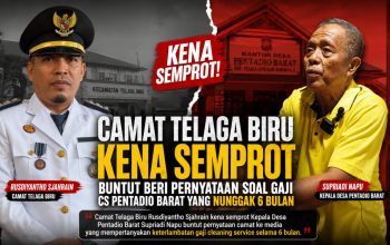Camat Telaga Biru Kena Semprot Buntut Beri Pernyataan Soal Gaji CS Pentadio Barat yang Nunggak