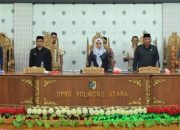 Bupati dan Wabup Boltara Sampaikan Rancangan KUA-PPAS Tahun 2027 di Paripurna DPRD