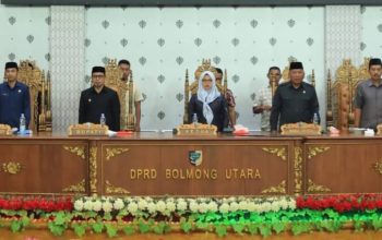 Bupati dan Wabup Boltara Sampaikan Rancangan KUA-PPAS Tahun 2027 di Paripurna DPRD