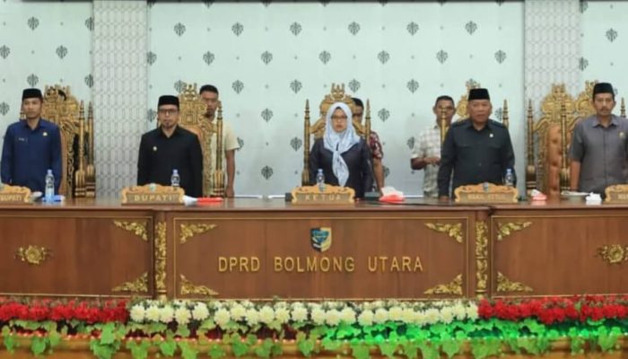 Bupati dan Wabup Boltara Sampaikan Rancangan KUA-PPAS Tahun 2027 di Paripurna DPRD