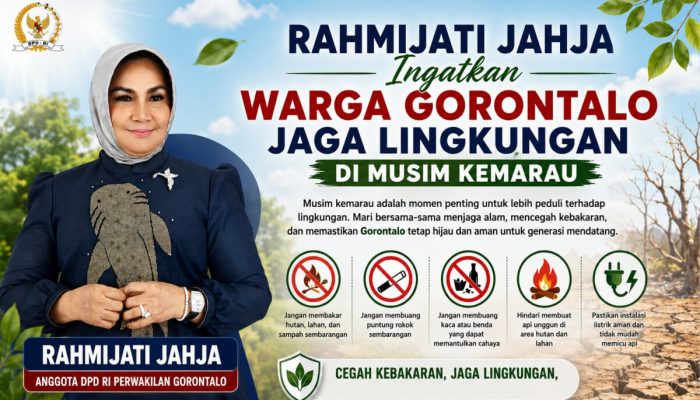 Rahmijati Jahja Ingatkan Warga Gorontalo Jaga Lingkungan di Musim Kemarau