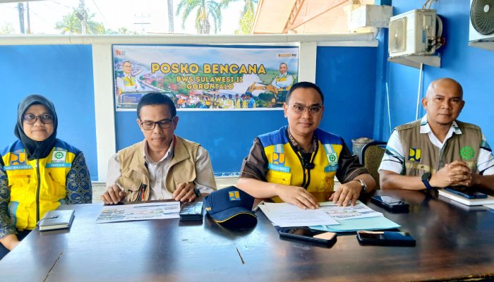 BWS Sulawesi II Gorontalo Petakan Titik Rawan Kekeringan dan Siagakan Bantuan Air Bersih