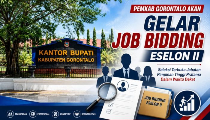 Pemkab Gorontalo akan Gelar Job Bidding Eselon II Dalam Waktu Dekat
