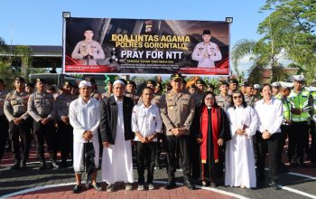 Solidaritas Polres Gorontalo untuk NTT: Doa, Donasi dan Dukungan Penuh