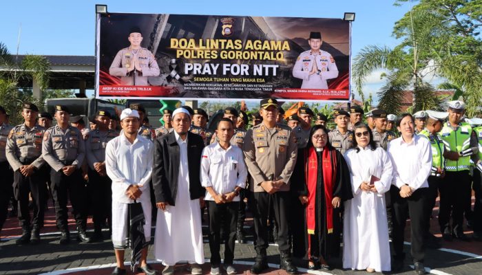 Solidaritas Polres Gorontalo untuk NTT: Doa, Donasi dan Dukungan Penuh