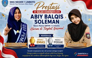 Prestasi di Bulan Kemerdekaan, Abiy Balqis Bawa Nama SMAN 1 Limboto Harum di Tingkat Nasional