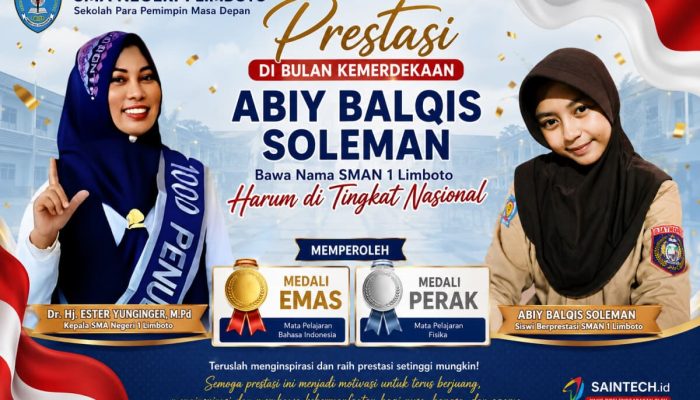 Prestasi di Bulan Kemerdekaan, Abiy Balqis Bawa Nama SMAN 1 Limboto Harum di Tingkat Nasional