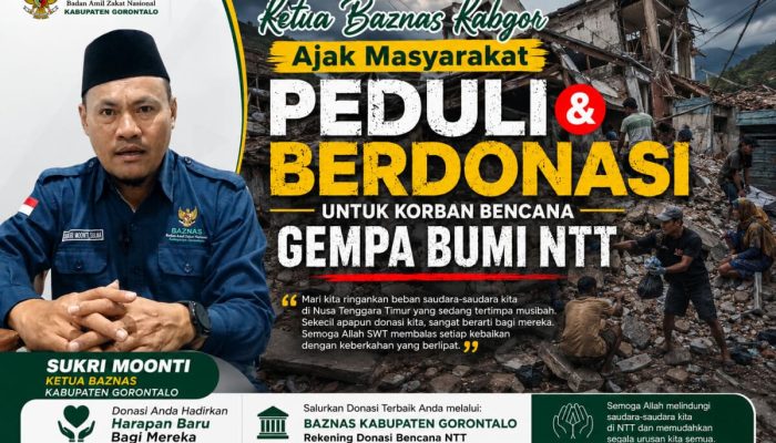 Ketua Baznas Kabgor Ajak Masyarakat Peduli dan Berdonasi untuk Korban Bencana NTT
