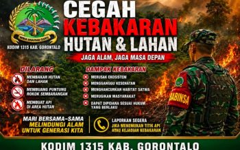 Dandim 1315/KG Ingatkan Bahaya Karhutla: Rusak Ekosistem hingga Gangguan Kesehatan