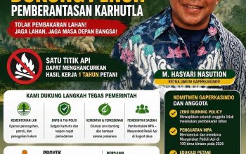GAPERKASINDO Dukung Langkah Tegas Pemerintah, Tolak Pembakaran Lahan