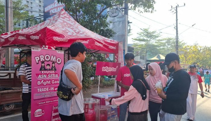 Pertamina Hadirkan Promo BrightGas di Car Free Day, Dukung LPG 3 Kg Tepat Sasaran