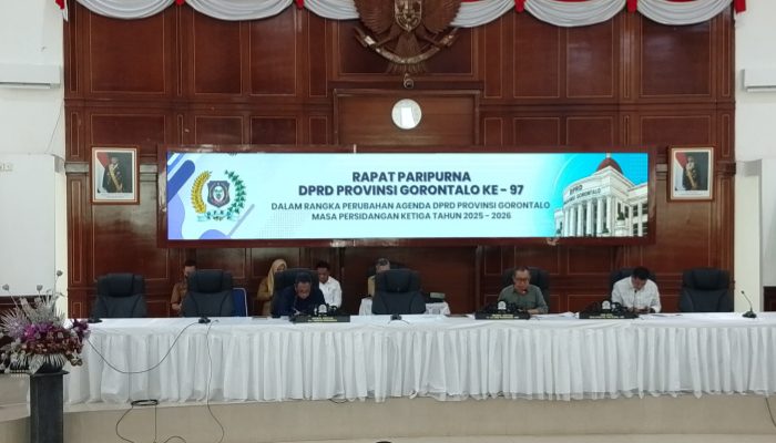 Deprov Gorontalo Ubah Jadwal Dua Paripurna