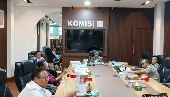 Sabtu-Minggu Komisi III Tetap Bekerja, Maksimalkan Monitoring Lapangan