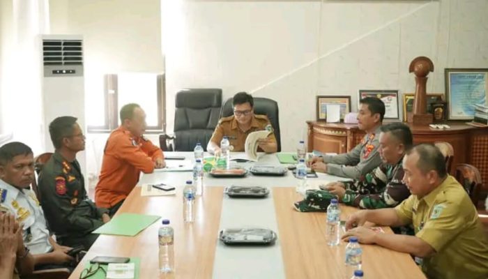 Pimpin Rakor Penanggulangan Bencana, Wabup Dony Lumenta Tetapkan Status Siaga Darurat di Bolmong