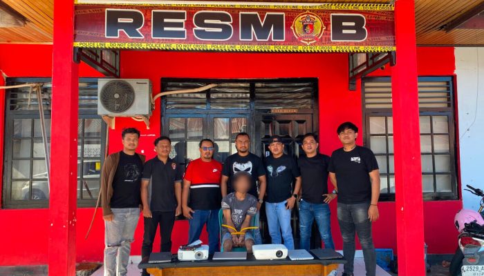 Bobol SDN 01 Tibawa dan SMPN 2 Telaga, Pelaku Pencurian Laptop-Proyektor Ditangkap
