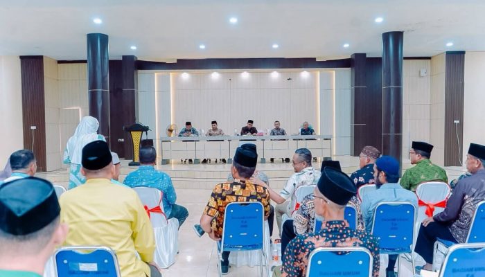 Bupati Sirajudin Lasena Pimpin Rakor dengan Ormas Islam Se-Kabupaten Boltara