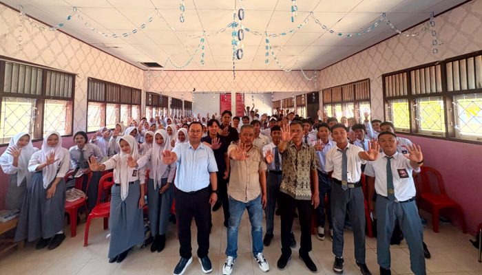Menuju Indonesia Emas 2045, Pelajar SMKN 1 Kaidipang Dibekali Anti Narkoba