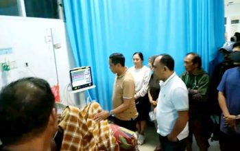 Wujud Kepedulian, Bupati Bolmong Jenguk Korban Kecelakaan Drag Race di RSUD Kotamobagu