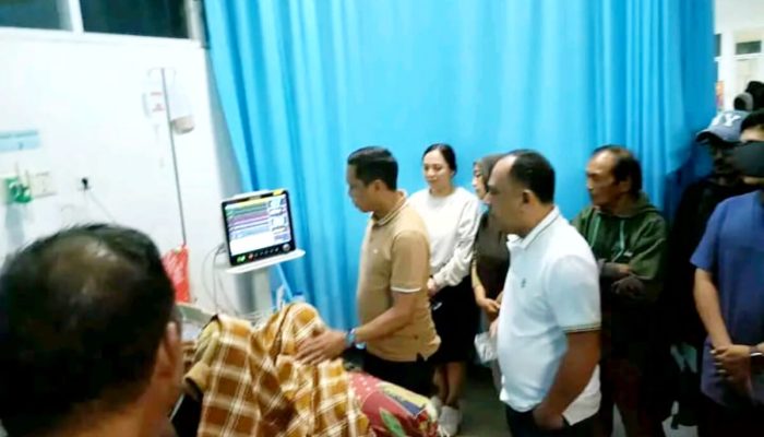 Wujud Kepedulian, Bupati Bolmong Jenguk Korban Kecelakaan Drag Race di RSUD Kotamobagu