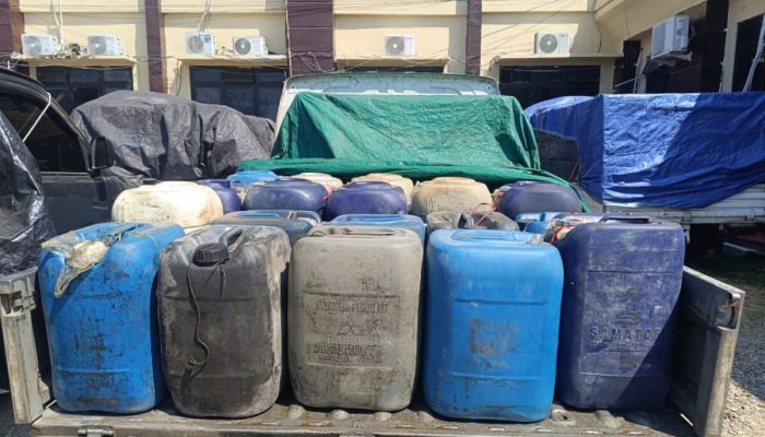 Operasi Gabungan Sita 7.000 Liter Solar Subsidi di Pohuwato