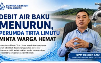 Debit Air Baku Menurun, Perumda Tirta Limutu Minta Warga Hemat