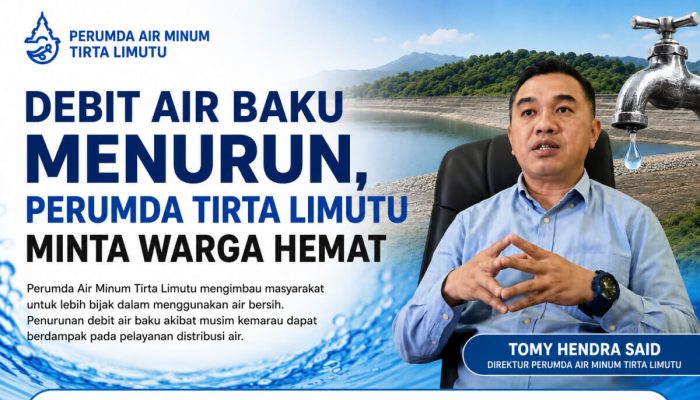 Debit Air Baku Menurun, Perumda Tirta Limutu Minta Warga Hemat