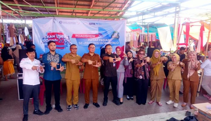 Genjot Transaksi Non-Tunai di Pasar, Pemkab Gorontalo Gandeng BI dan Perbankan Gelar Roadshow PASIARI