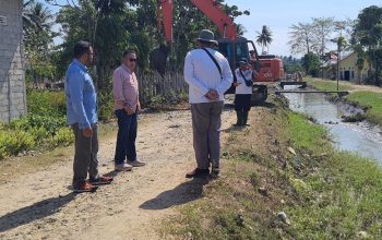 Komisi III Pantau Pengerukan Sedimentasi Irigasi Paguyaman Kanan