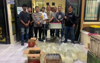Polsek Kota Timur Sita 480 Liter Cap Tikus di Talumolo, Seorang Perempuan Diamankan