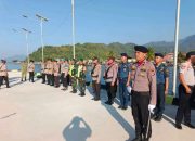 Peringati HUT Ke-81 RI, Polres Boltim Gelar Prosesi Pelarungan Bunga di Dermaga Kotabunan