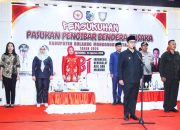 Bupati Sirajudin Lasena Kukuhkan 33 Paskibraka Boltara Tahun 2026