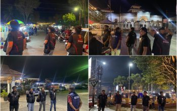 Hadir untuk Melindungi, Tim URC Polres Gorontalo Pastikan Keamanan Warga di Titik Keramaian