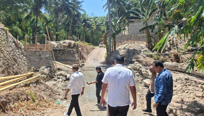 Tinjau Jembatan Garuda di Ulapato B, Komisi III Apresiasi Sinergi TNI dan Masyarakat