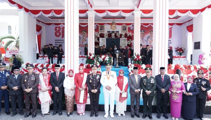 Hadiri Upacara Detik-Detik Proklamasi, Danrem 133/NW Dorong Penguatan Sinergitas di Gorontalo