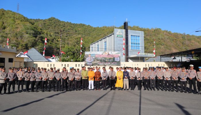 Polresta Gorontalo Kota Gelar Doa Bersama Lintas Agama dan Galang Dana untuk Korban Bencana NTT