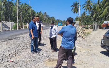 Komisi III Cek Pekerjaan Jembatan Hutamonu, Progres Capai 80 Persen