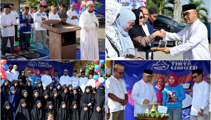 HUT Ke-5, Perumda Tirta Limutu Padukan Salat Istisqa, Santunan dan Apresiasi Pensiunan
