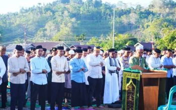 Ikhtiar Minta Hujan, Bupati-Wabup bersama Warga Boltara Laksanakan Salat Istisqa