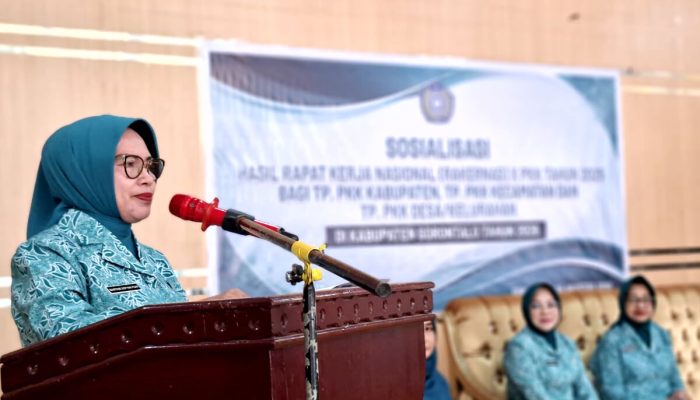 Buka Sosialisasi PKK, Maryam Sofyan Puhi Dorong Tertib Administrasi dan Data Akurat